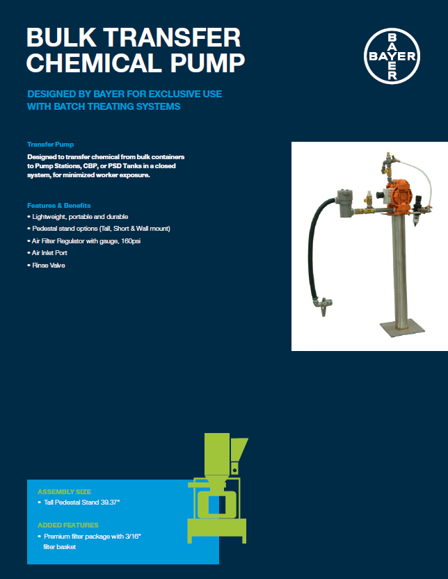 Bulk transfer chemical pump